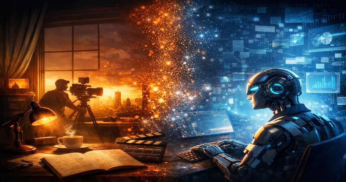 محتوى إنساني مقابل محتوى الذكاء الاصطناعي في 2026