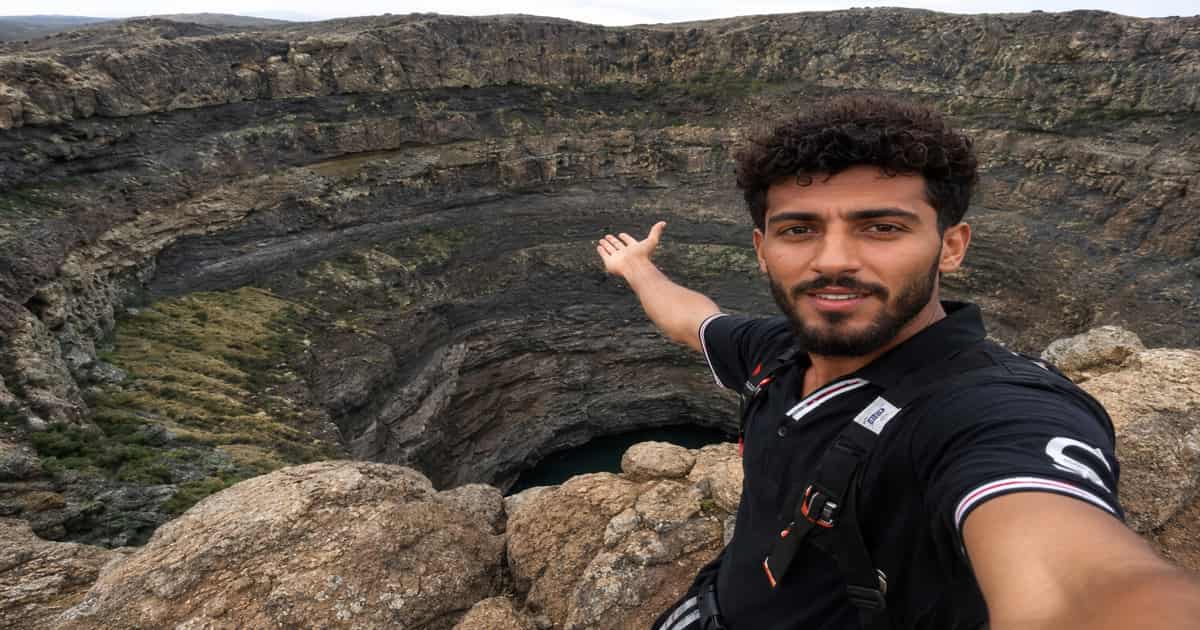 وفاة عنتر العبسي سبايدرمان اليمن بعد سقوطه في فوهة بركان حرضة دمت