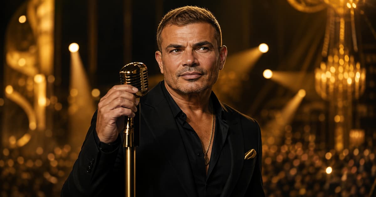 عمرو دياب عمره وأبناؤه وثروته وتحليل قوة البراند الغنائي