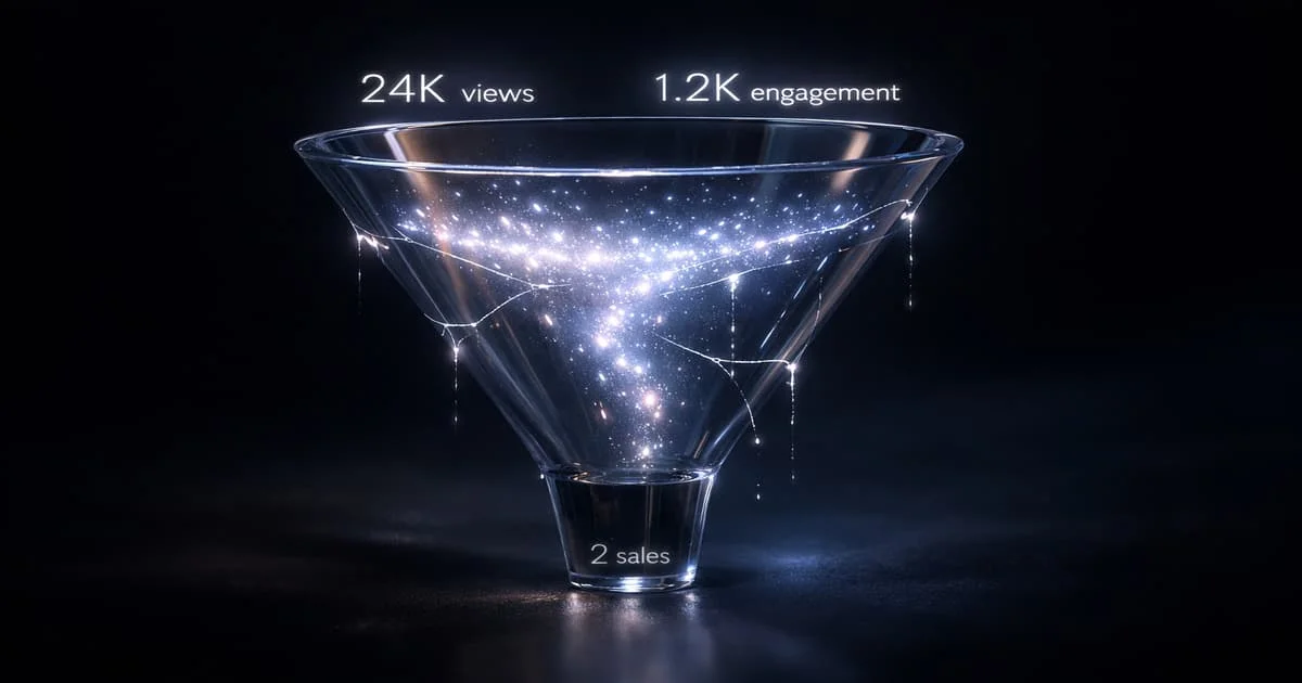 الفرق بين مشاهدات الريلز ونية الشراء على إنستغرام، حيث تجذب المشاهدات الانتباه لكنها لا تعني استعداد المستخدم للشراء دون وجود ثقة ومسار واضح