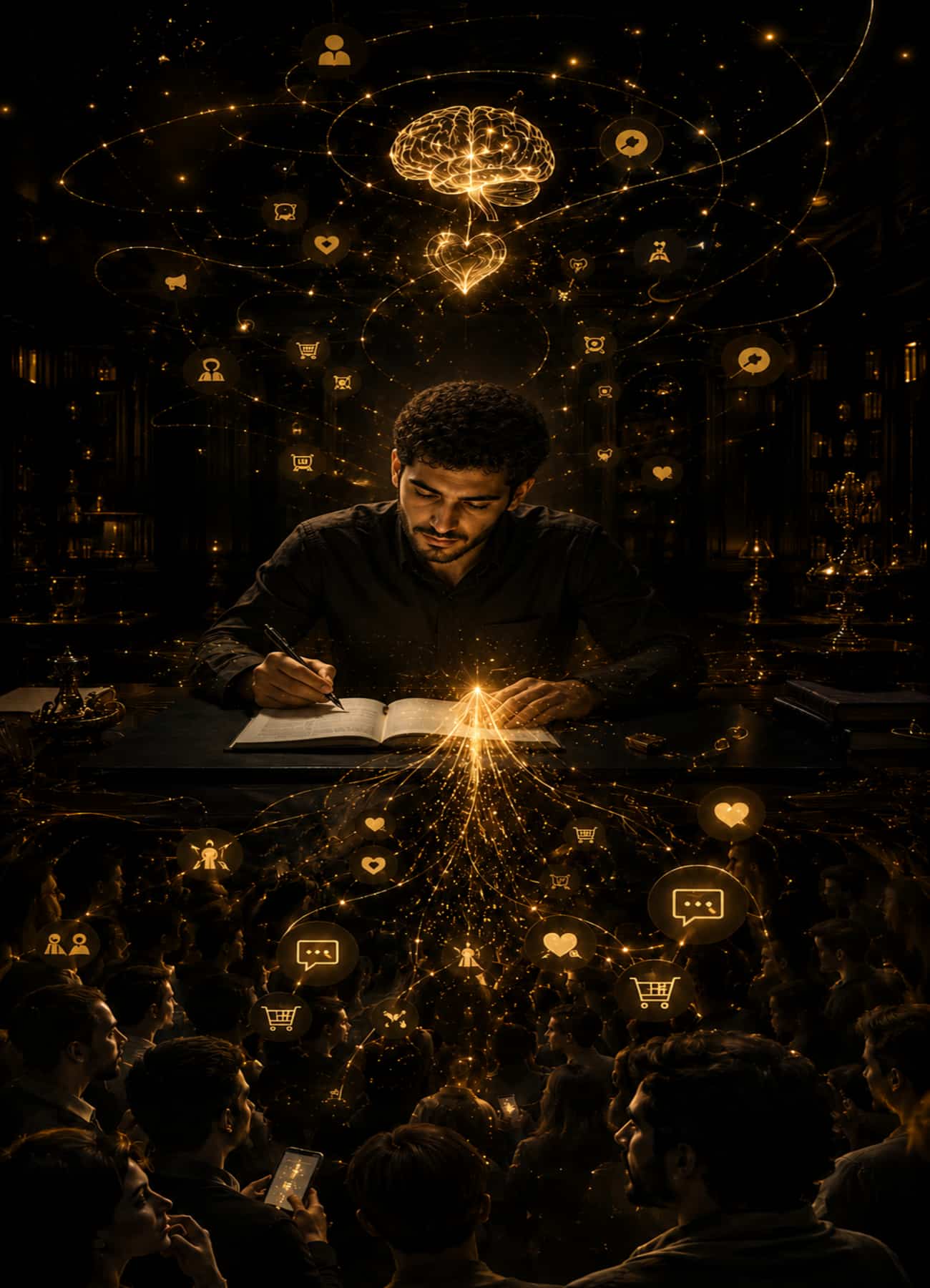 خدمة كتابة النصوص الإعلانية وسكريبتات الفيديو للعلامات التجارية وصناع المحتوى