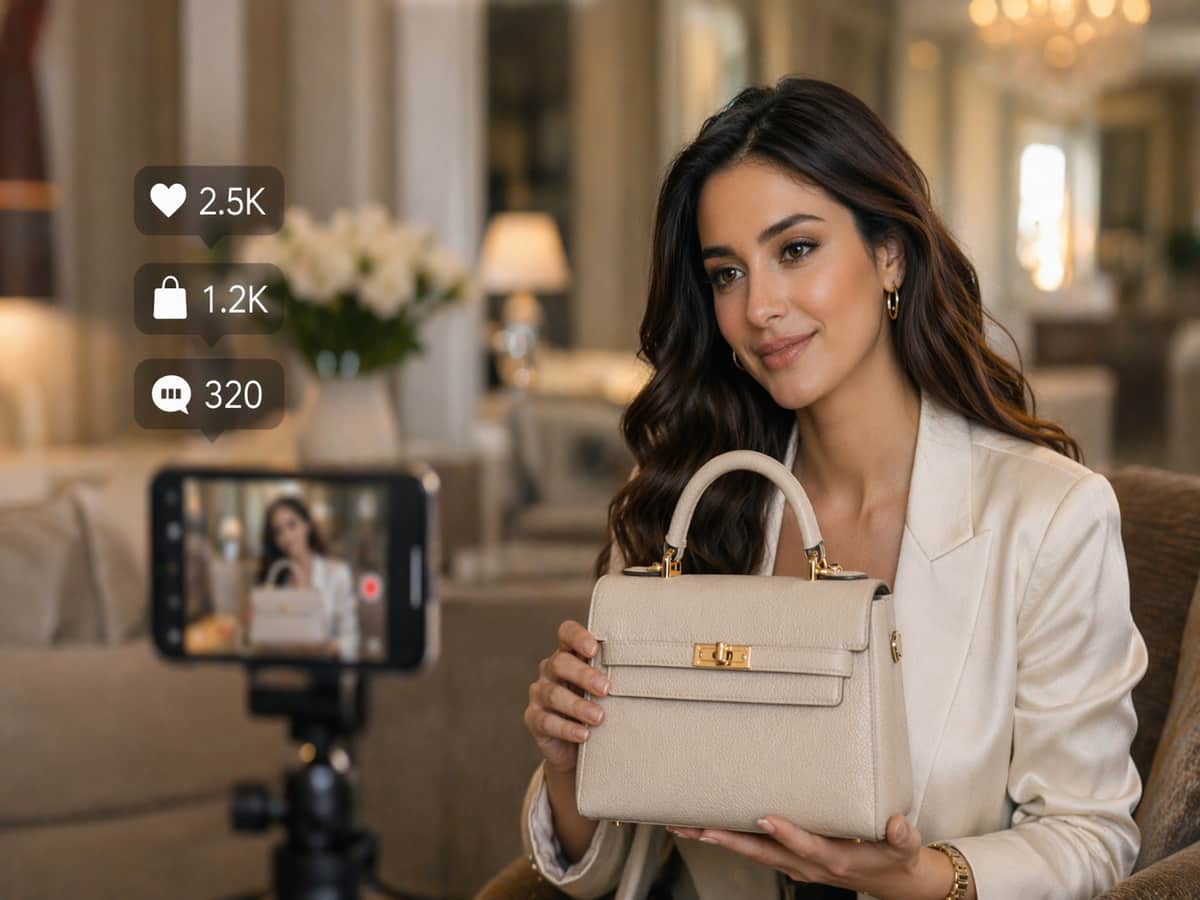 زيادة الطلب والمبيعات لمنتجات الجمال والأزياء عبر التسويق بالمؤثرين وتحويل الاهتمام إلى شراء فعلي