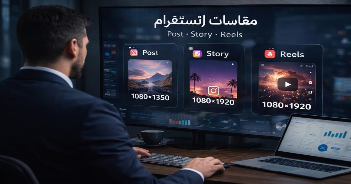 مقاس بوست انستقرام وستوري 2026