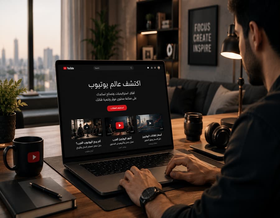 مشاهير يوتيوب وأشهر اليوتيوبرز والمؤثرين  وأرباحهم وأسعار الإعلانات