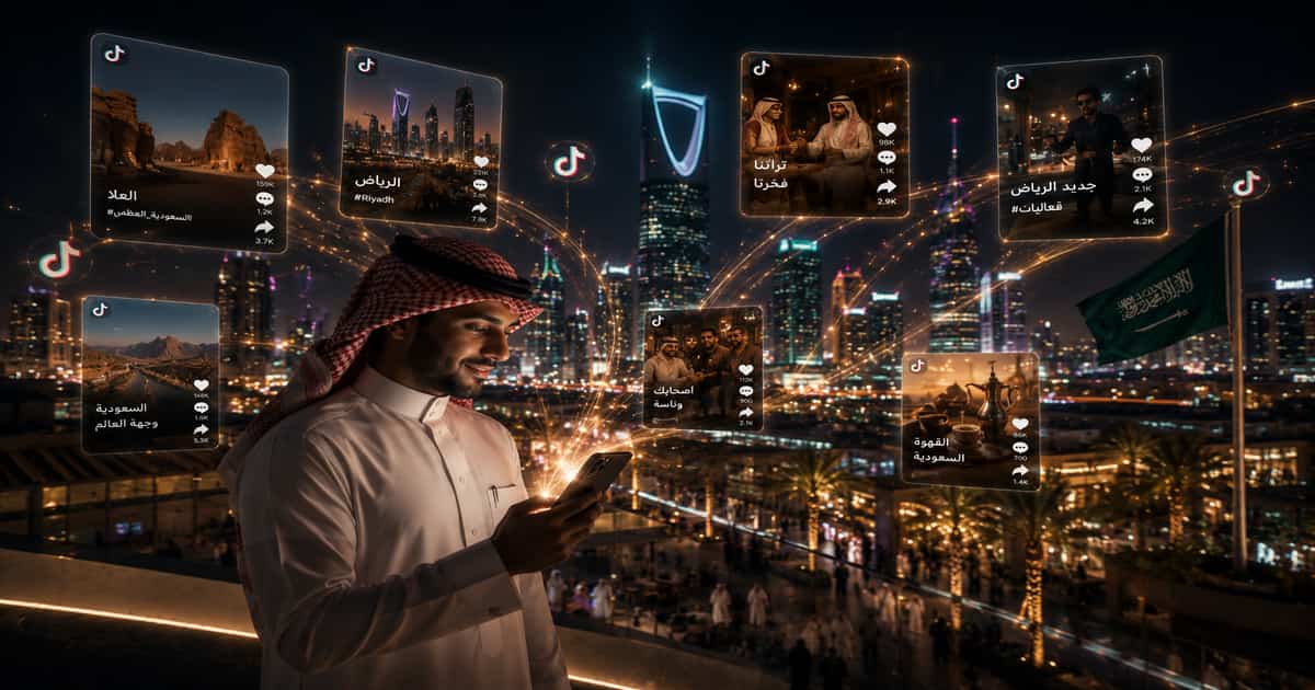 كيف تصنع خوارزمية TikTok الترند والتأثير في السعودية